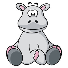 Image showing Cute Hippo