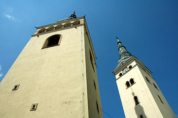 Image showing church towers