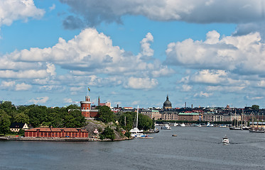 Image showing Stockholm panoramic view.