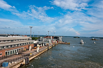 Image showing Helsinki dock.