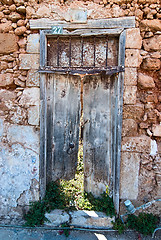 Image showing  Old door.