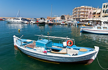 Image showing Greek fishing boat.