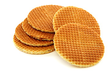 Image showing Waffles with caramel filling.