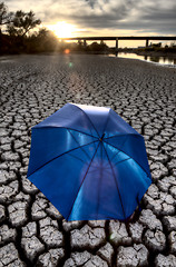 Image showing Dried up River Bed