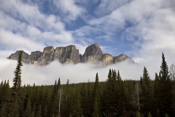 Image showing Castle Mountain Alberta