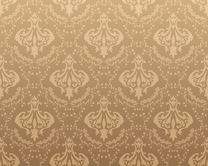 Image showing Damask seamless pattern