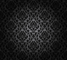 Image showing Damask seamless pattern