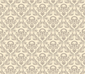 Image showing Damask seamless pattern