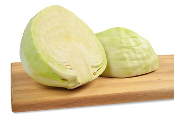 Image showing Cabbage on a board