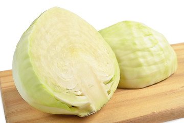 Image showing Cabbage on a board