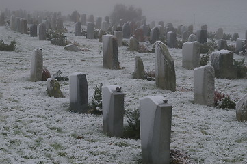 Image showing Tombstones