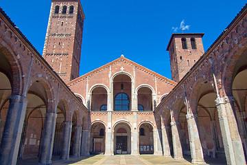 Image showing Sant Ambrogio church, Milan