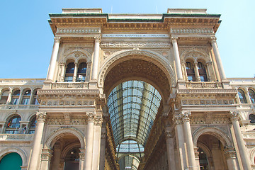 Image showing Galleria Vittorio Emanuele II, Milan