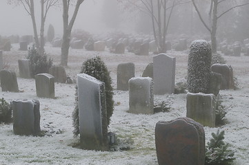 Image showing Voksen cemetery in Oslo