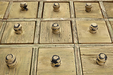 Image showing rustic drawer cabinet