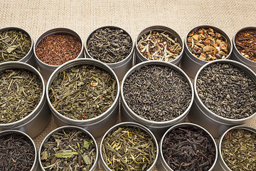 Image showing loose leaf tea background