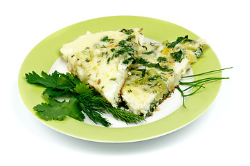 Image showing Onion Omelet