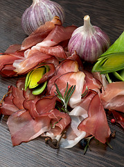 Image showing Arrangement of Jamon