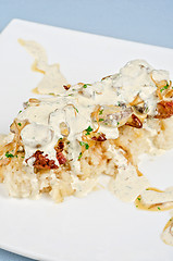 Image showing risotto with chicken liver