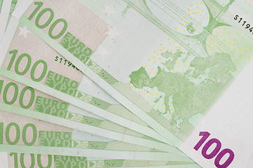 Image showing euro banknotes