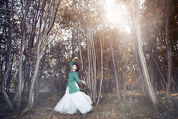 Image showing Dance in the wild forest