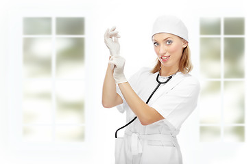 Image showing Smiling nurse