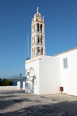 Image showing Spetses cathedral campanile