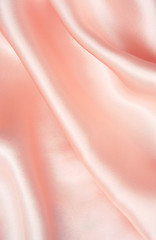 Image showing Elegant pink silk as wedding background