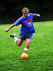 Image showing Soccer player