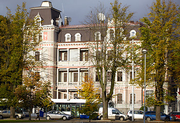 Image showing Russian embassy building in Riga, Latvia.