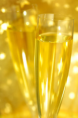 Image showing Flute Champagne glasses