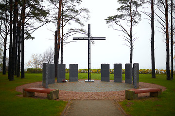 Image showing Memorial cross