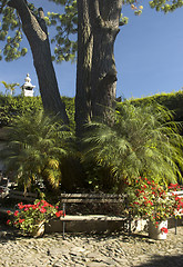 Image showing courtyard in sunshine