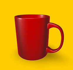 Image showing red mug