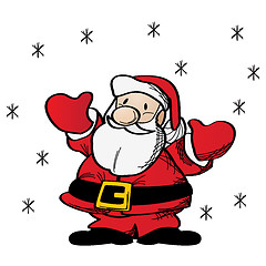 Image showing Santa Claus clip art