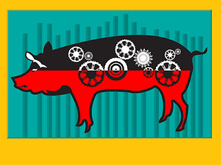 Image showing Pig machine