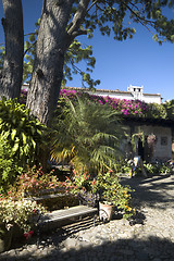 Image showing courtyard in sunshine