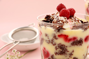 Image showing Chocolate Raspberry Trifle