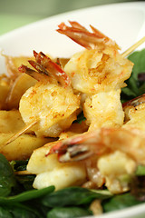 Image showing Shrimp Skewers