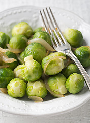 Image showing Brussel sprouts