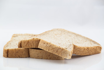 Image showing Slices of whole wheat bread