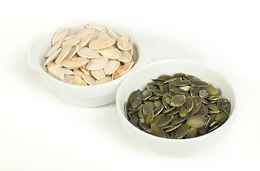 Image showing Roasted pumpkin seeds