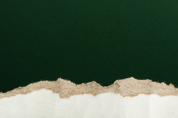 Image showing White torn paper