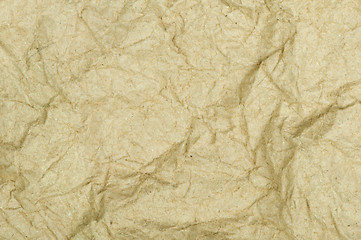 Image showing Old crumpled paper