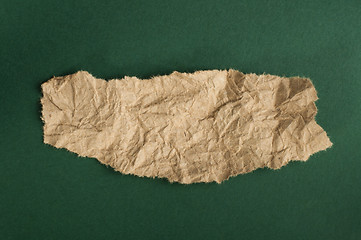 Image showing Brown torn paper