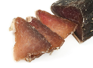 Image showing Natural veal dried meat