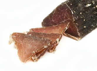 Image showing Natural veal dried meat