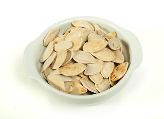 Image showing Roasted pumpkin seeds