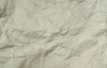 Image showing Old crumpled paper