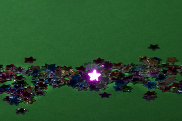 Image showing Scattered ornamental stars